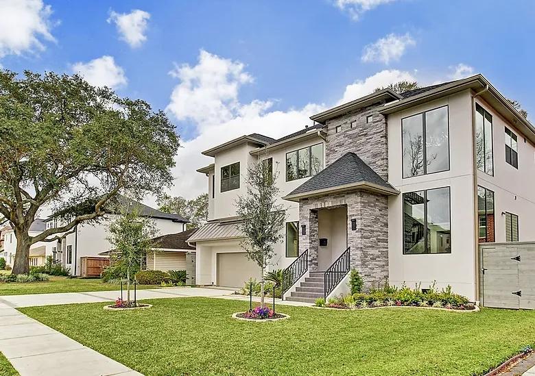 Bellaire home facade — Houston TX
