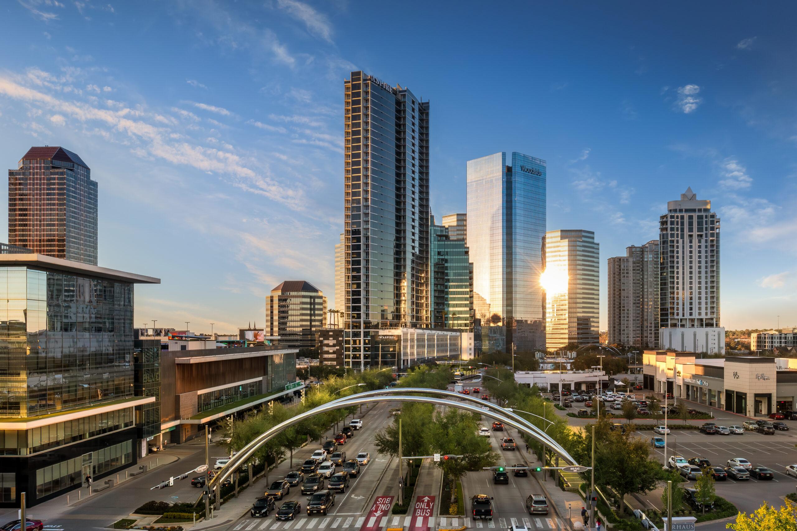 Galleria Area custom home exterior — Houston TX