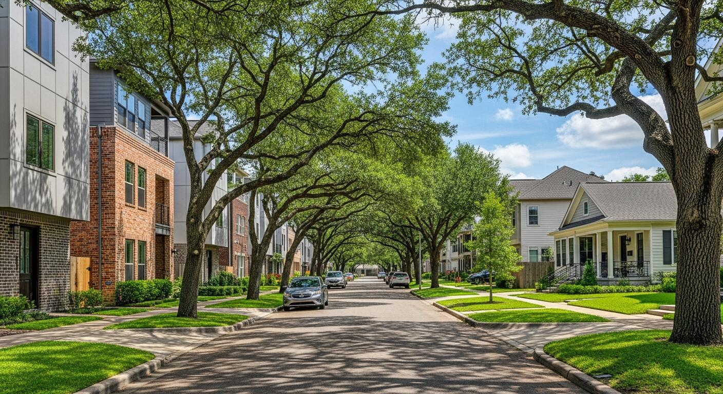 Rice Military upscale home exterior — Houston TX