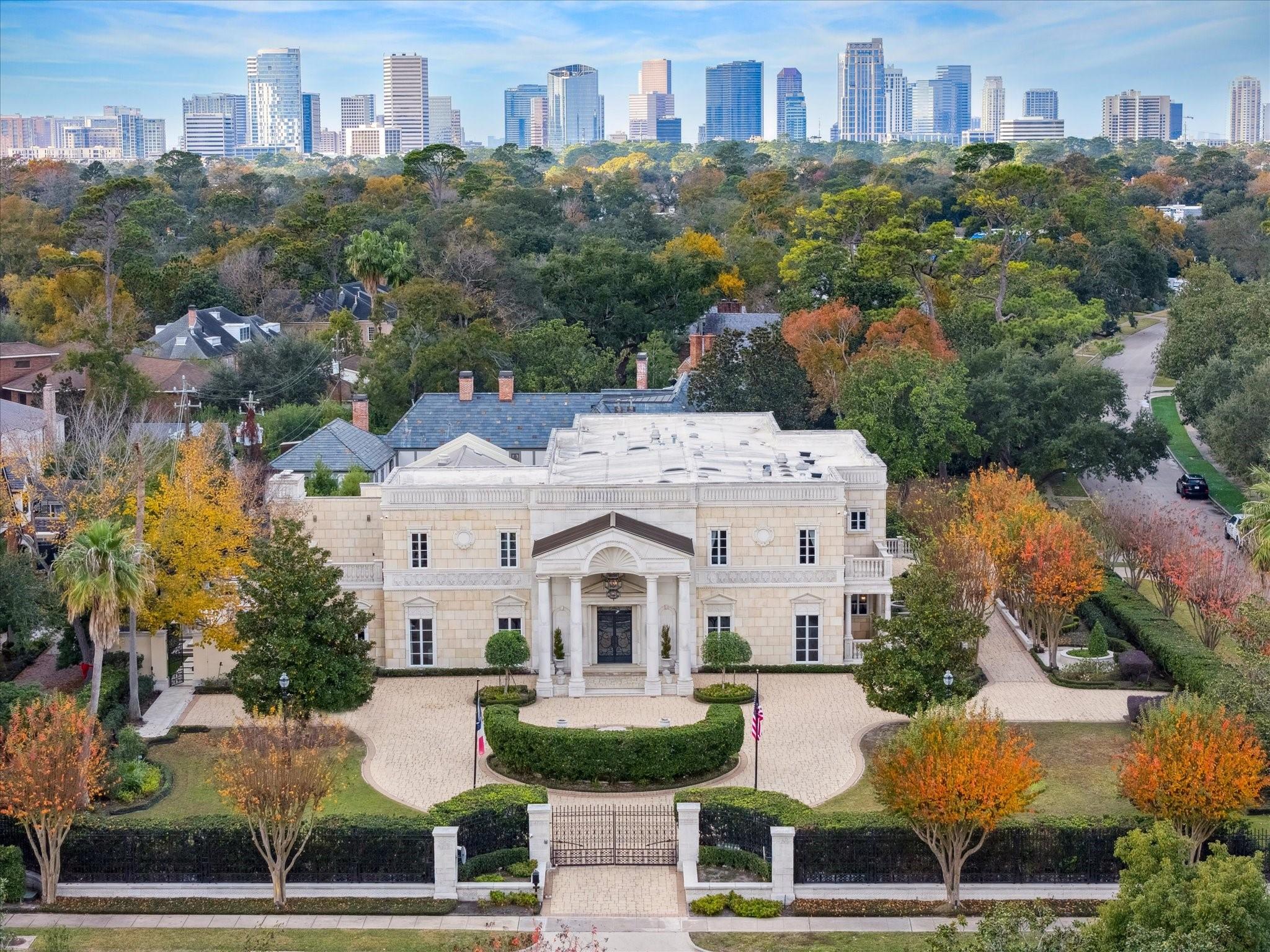 River Oaks custom home exterior — Houston TX